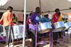 Steel Drum Band in Scarborough, Tobago